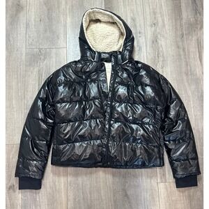 Offline By Aerie Sherpa Lined Puffer Jacket Womens Large